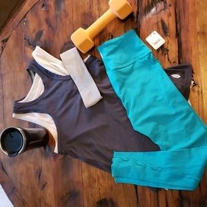 Free People Movement Hearts a Flutter Leggings - size S